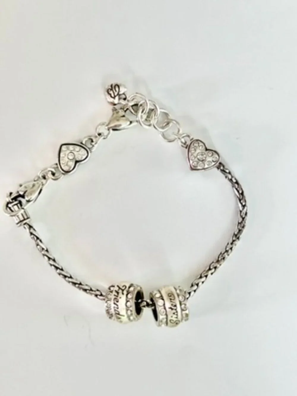 Brighton Heart Slide Bracelet - w. 2 Charms - Picture 3 of 3